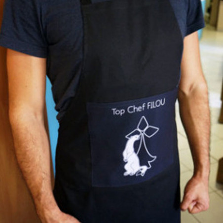 Tablier de Cuisine Noir épais