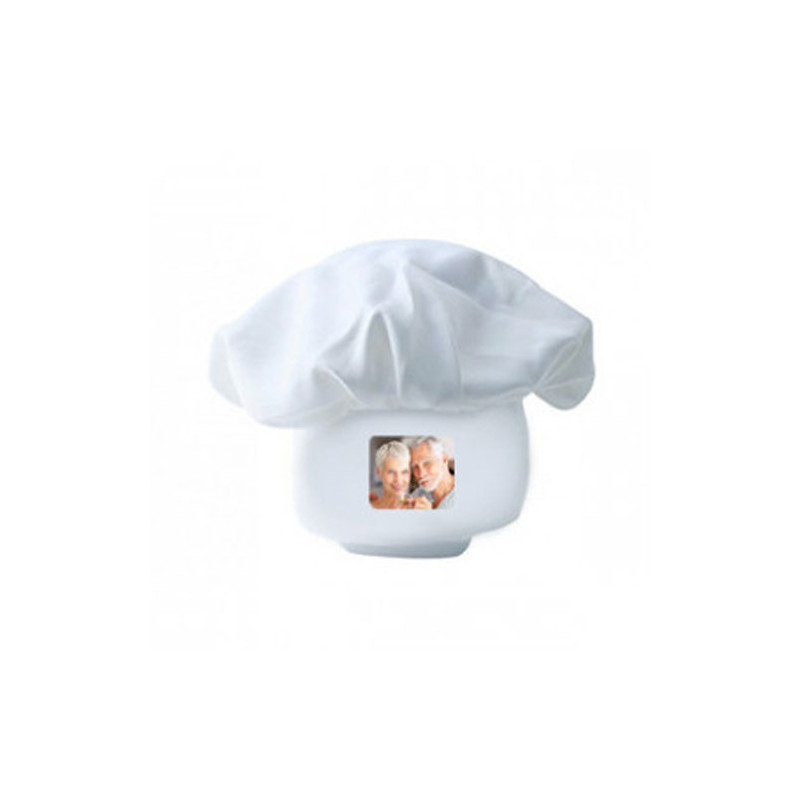 Toque de cuisine blanche