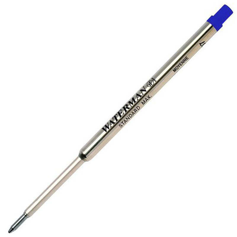 Recharge stylo bille waterman bleue