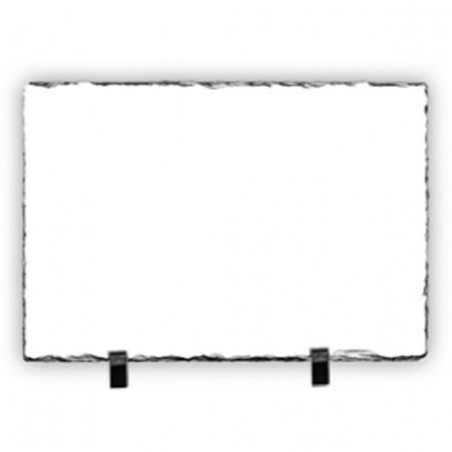 Ardoise rectangle sur pied avant impression