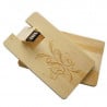 Gravure texte sur clé USB en bois de 8Go