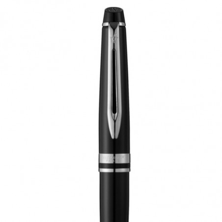 Stylo bille waterman avec gravure sur corps laqué noir