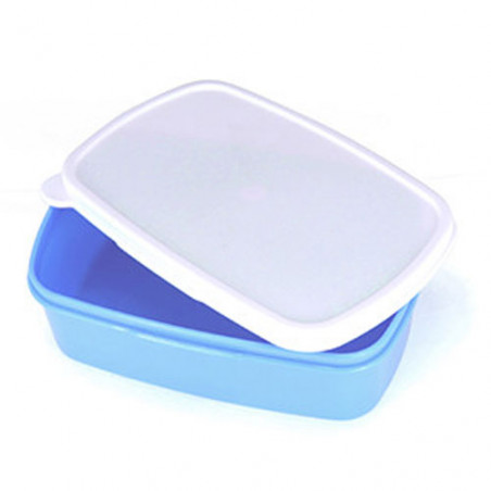Lunch box bleue à personnaliser