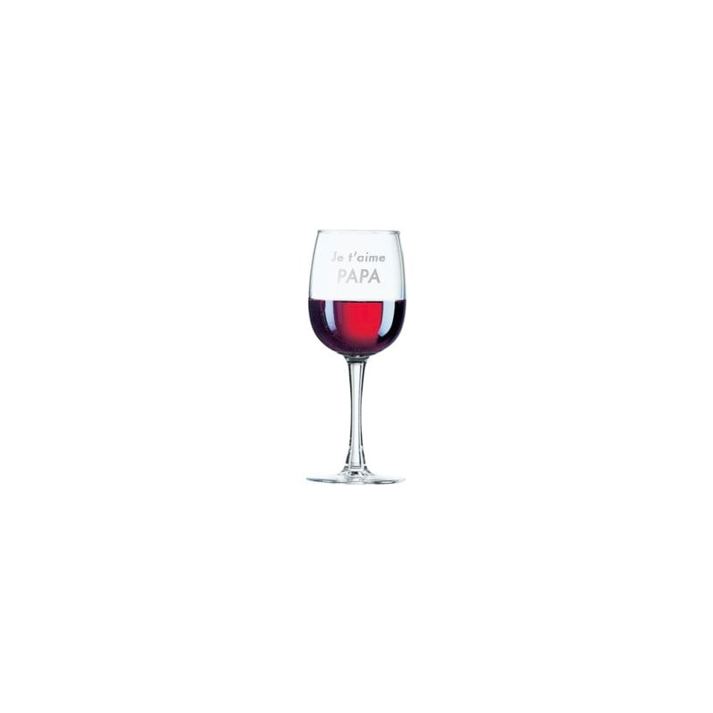 Verre à vin sur pied personnalisé