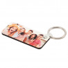 Porte clef rectangle long personnalisé imprimé