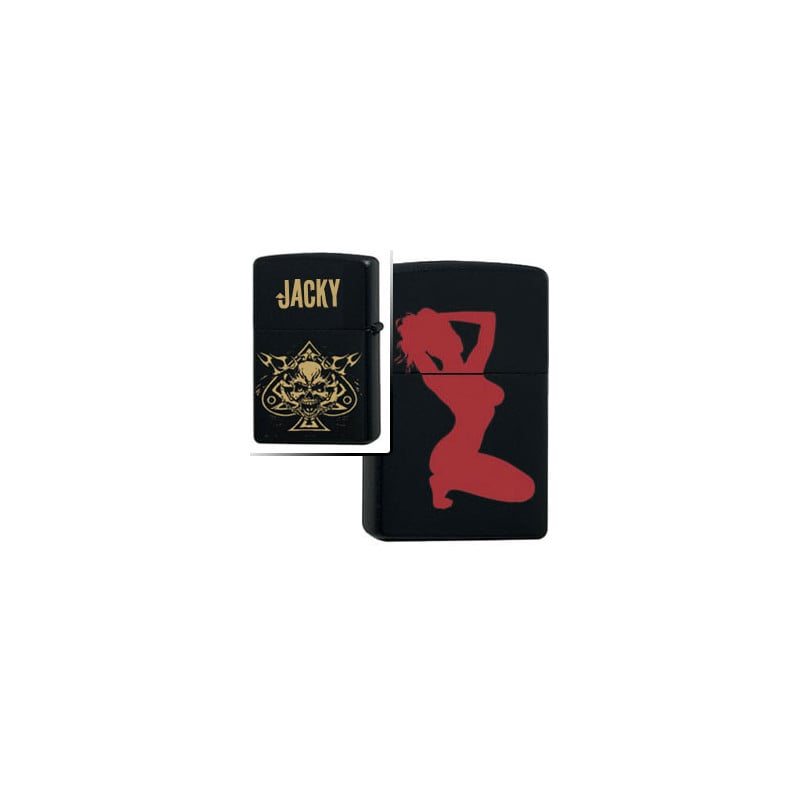 Briquet Zippo Red Lady Silhouette