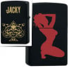 Briquet Zippo Red Lady Silhouette