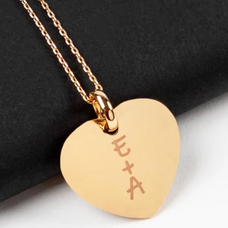 Pendentif coeur personnalisé