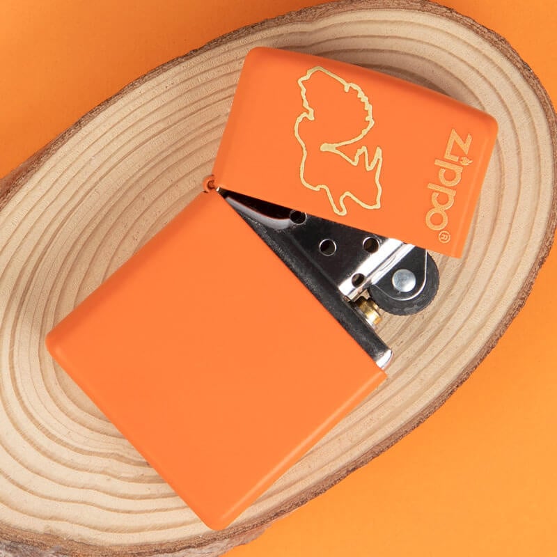 Zippo orange mat