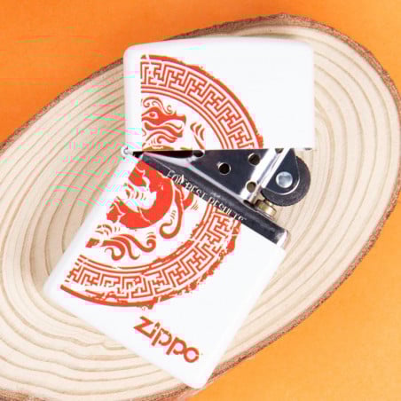 Briquet Zippo dragon stamp gravé