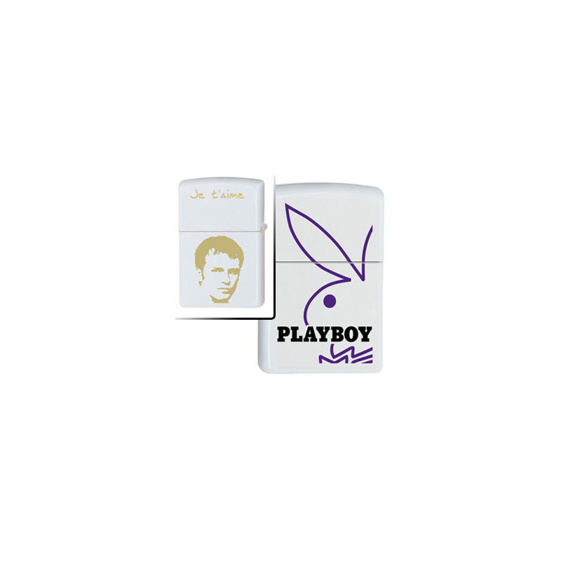 Briquet Zippo Playboy gravé