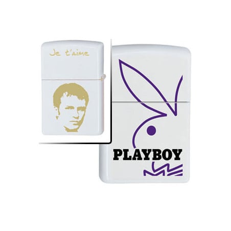 Briquet Zippo Playboy gravé