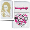 Briquet zippo playboy peace gravé