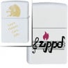 Briquet zippo notes musique gravé