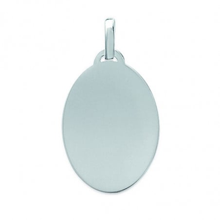 Gravure personnalisée sur médaillon ovale