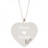 Collier " Love" avec gravure