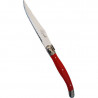 Couteau de table rouge laguiole