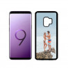 Coque Samsung S9 personnalisé bord noir souple