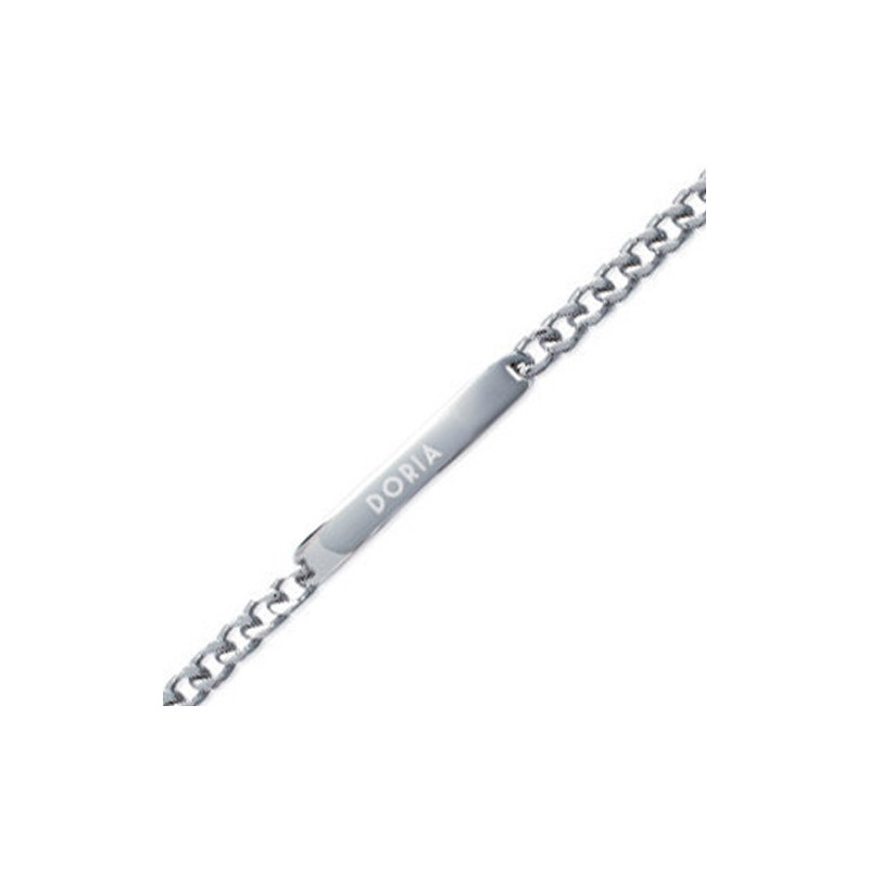 Gourmette 6mm acier