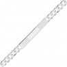 Gourmette 5mm argent