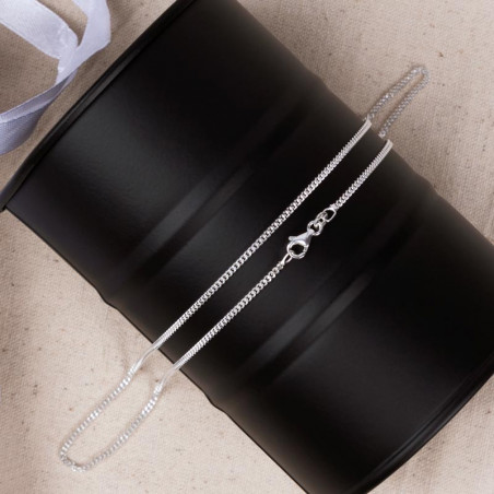 Chaîne type gourmette 50 cm Chaîne type gourmette 50 cm