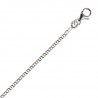 Chaîne 50 cm marine plaqué argent