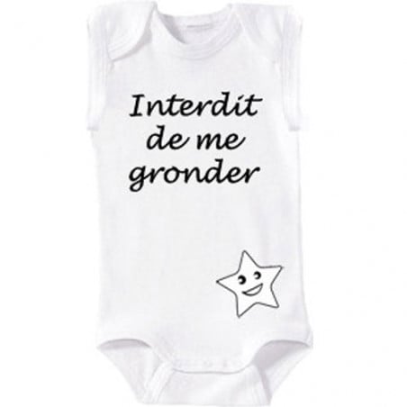 Body blanc pour bébé personnalisé Body blanc pour bébé personnalisé