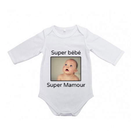 Body bébé manches longues