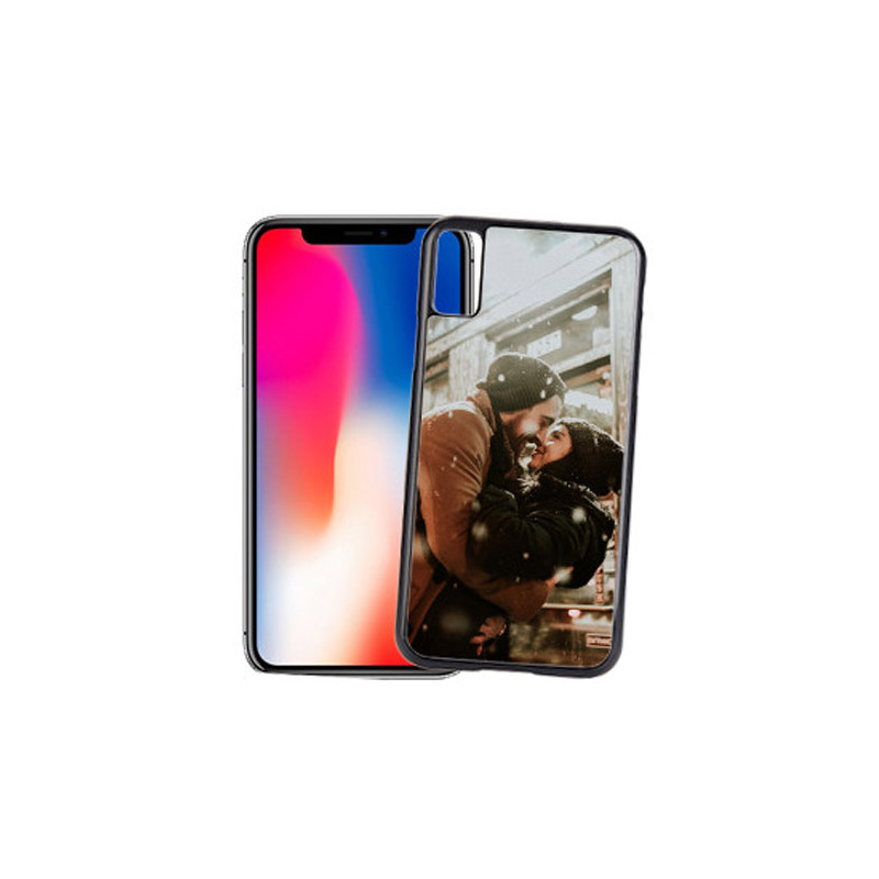 Coque Photo iPhone X Bord Noir personnalisé