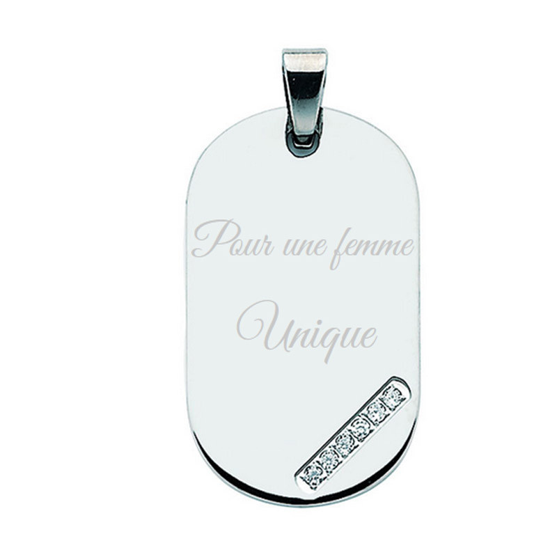 Pendentif en acier