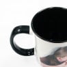 Mug anse et intérieur noir