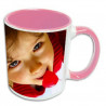 Mug rose à personnaliser