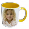 Mug Photo Jaune Clair