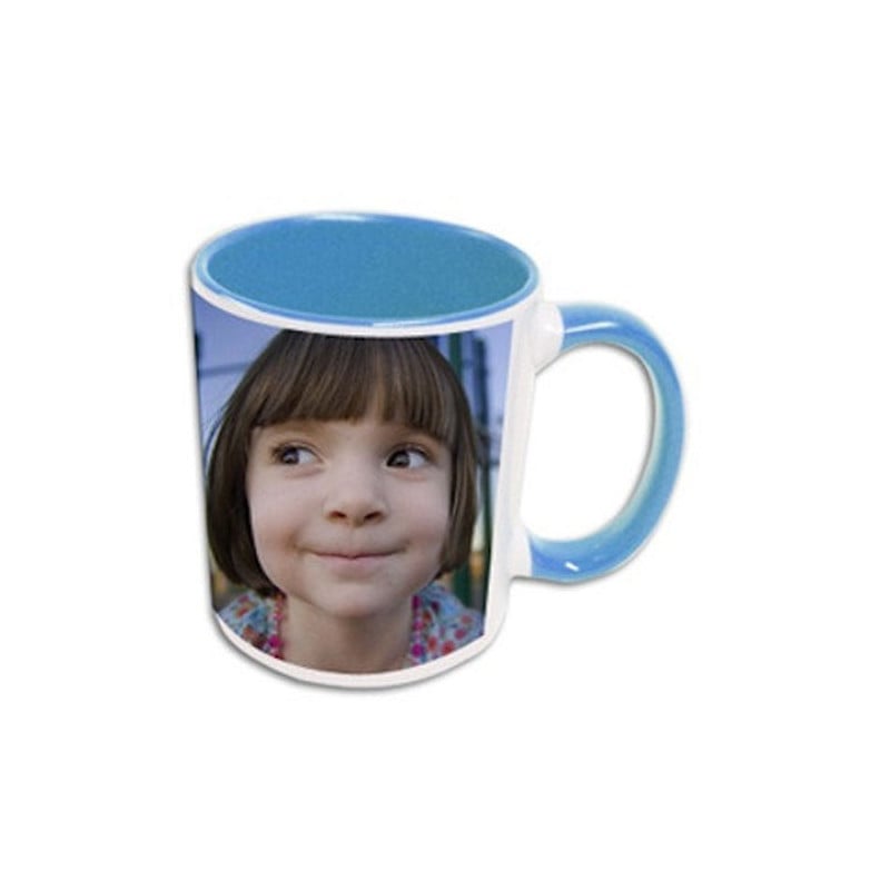 Mug Photo Bleu Clair