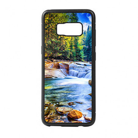 Coque Samsung Galaxy S8 Souple Noir personnalisée Coque Samsung Galaxy S8 Souple Noir personnalisée