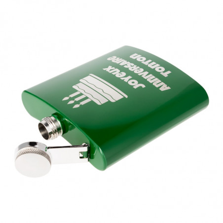 Flasque 180 ml vert foncée Flasque 180 ml vert foncée