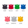 Médaillon Cat Pour Chat gravé coloré