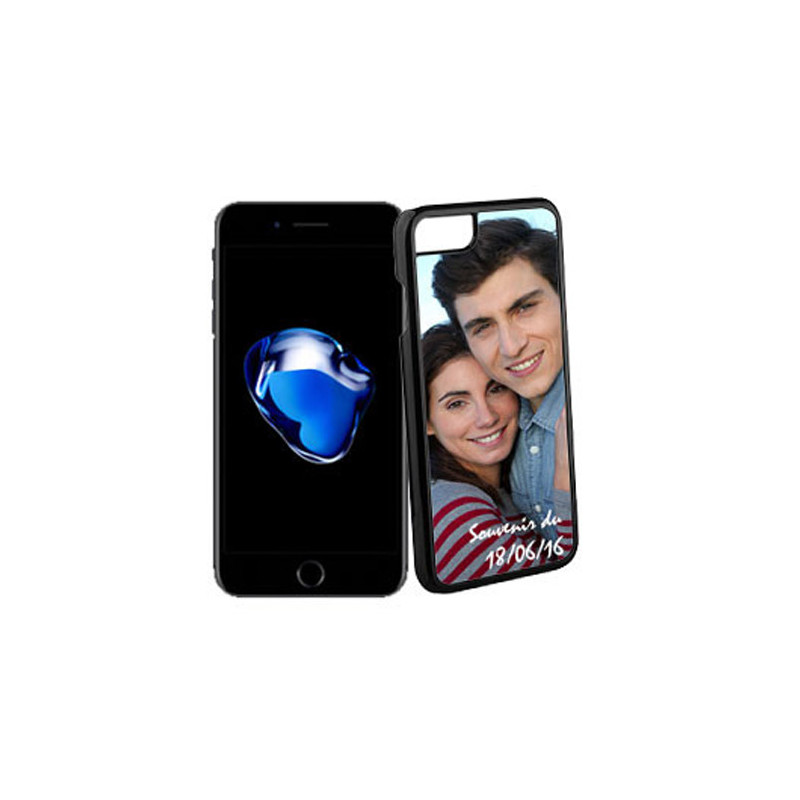 Coque personnalisée iPhone 7 Bord Noir