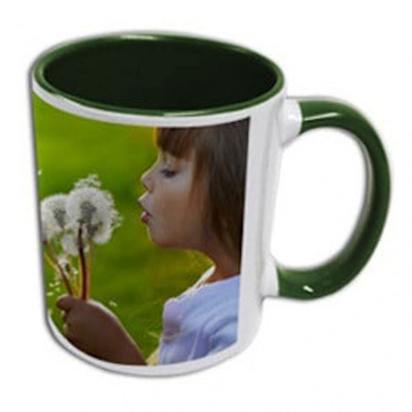 Mug Photo Vert Foncé