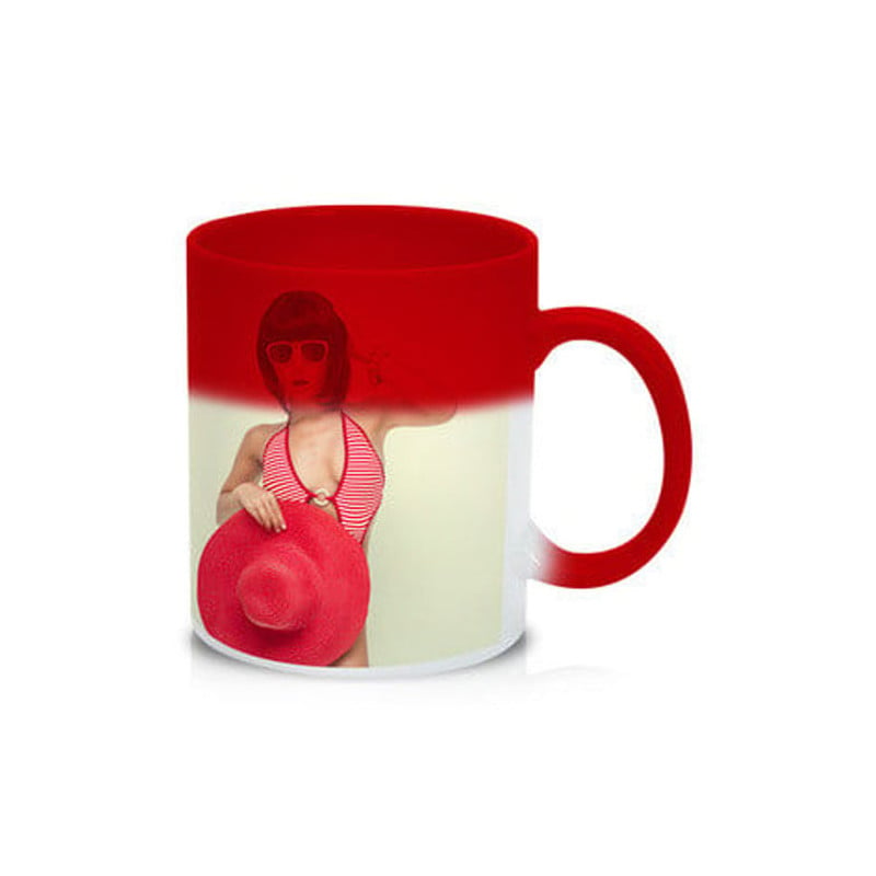 Effet mug magique rouge