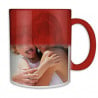 Mug magique rouge effet