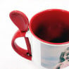 Mug cuillère rouge