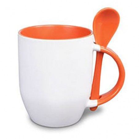 Tasse orange à personnaliser