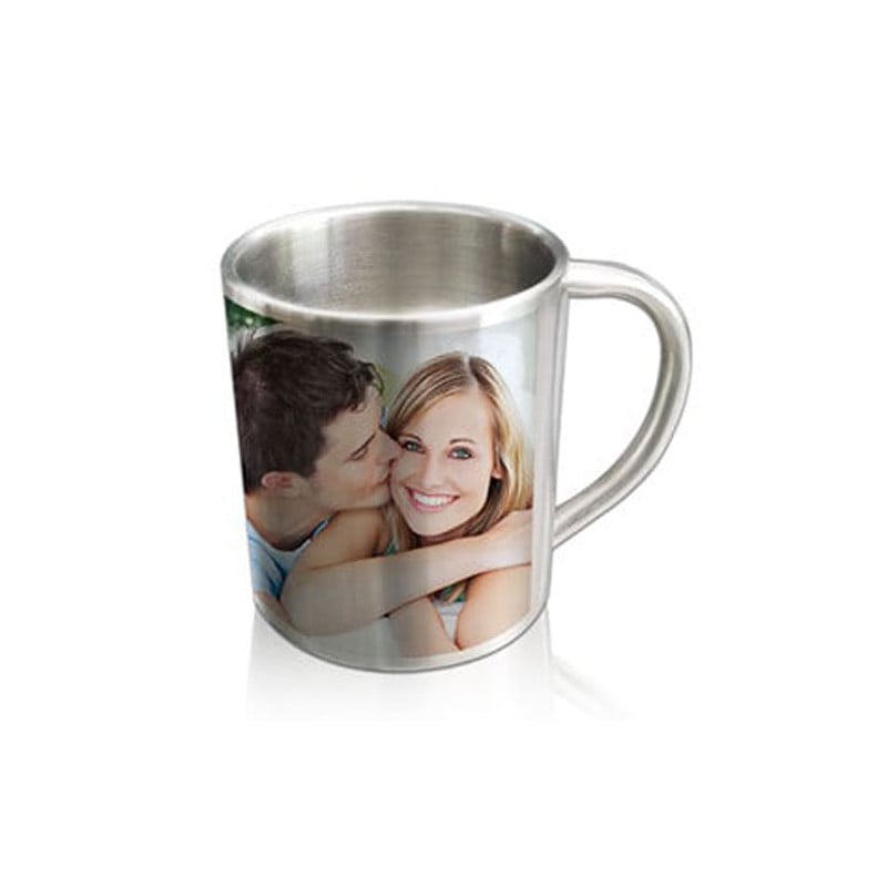 Petit Mug Photo Inox