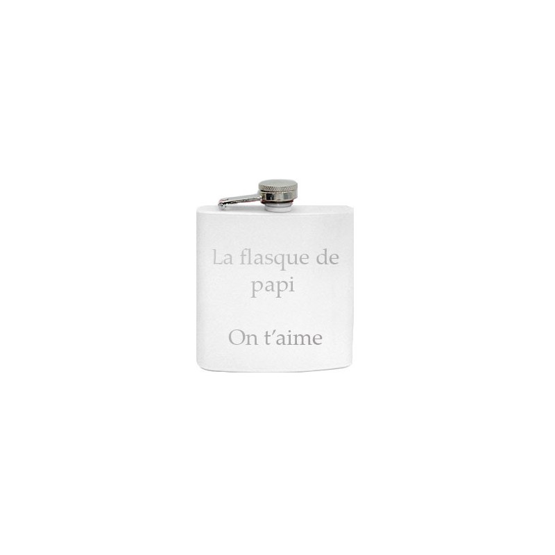 Flasque Blanc Brillant 180 ml