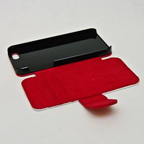 coque iphone 5 clapet rouge