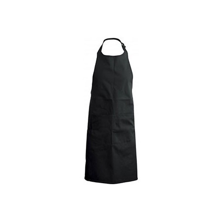 Tablier de Cuisine Noir Brodé