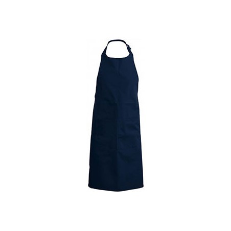 Tablier de Cuisine Bleu Foncé Brodé