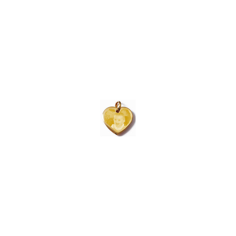 Pendentif Plaqué Or 18k Coeur Lovely