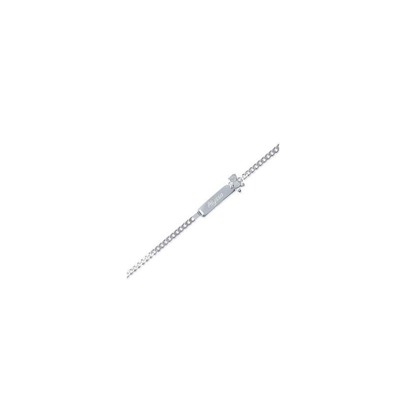 Gourmette Maille Ourson 5mm en Argent 925‰